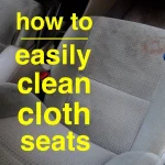 how to clean a car seat after vomit​