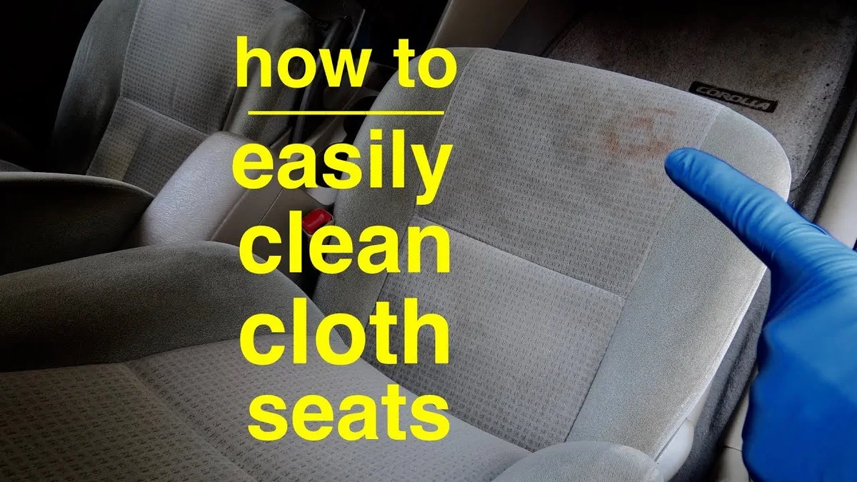 how to clean a car seat after vomit​