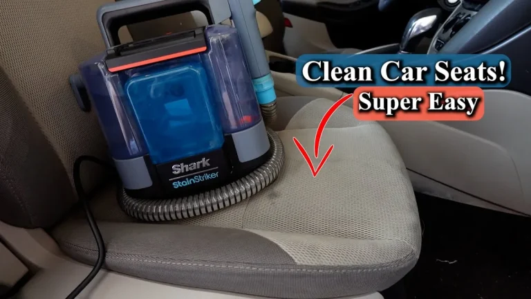 how to clean stain off car seat
