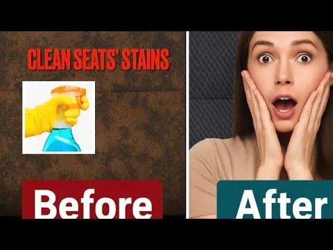 how to get stain out of cloth car seat