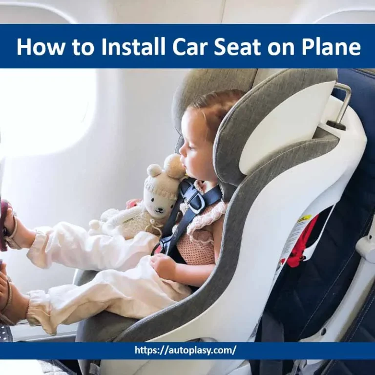 car seat on airplane