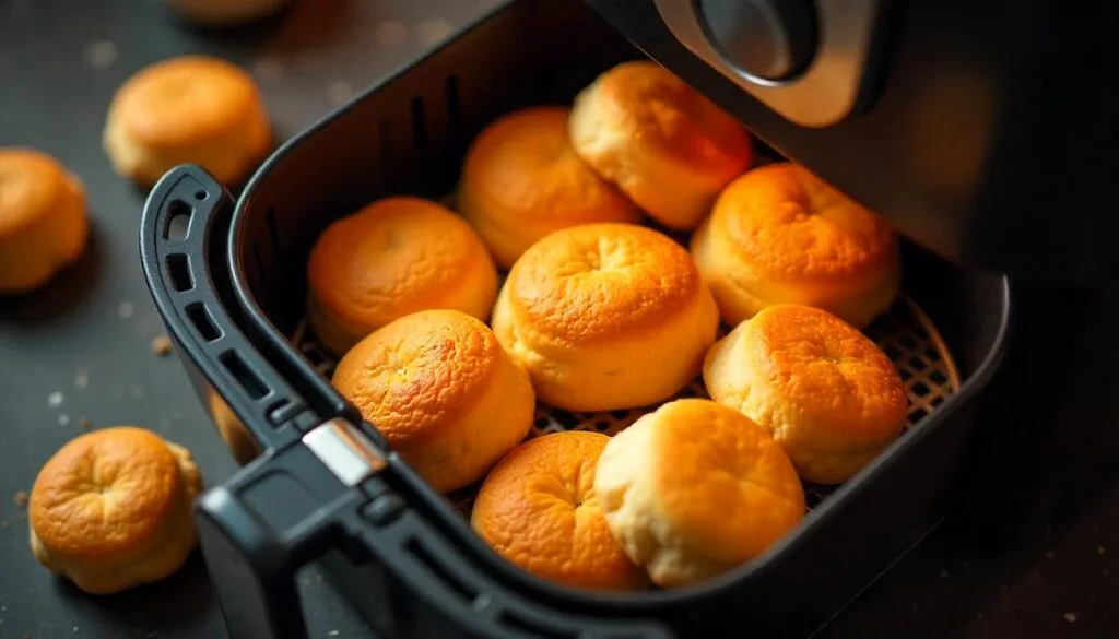 how long do you put biscuits in the air fryer