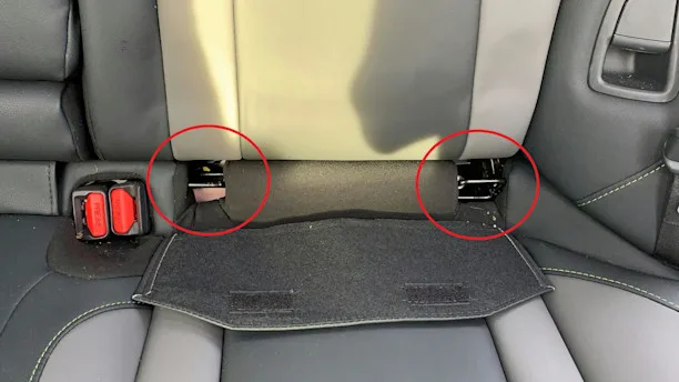 LATCH system release button