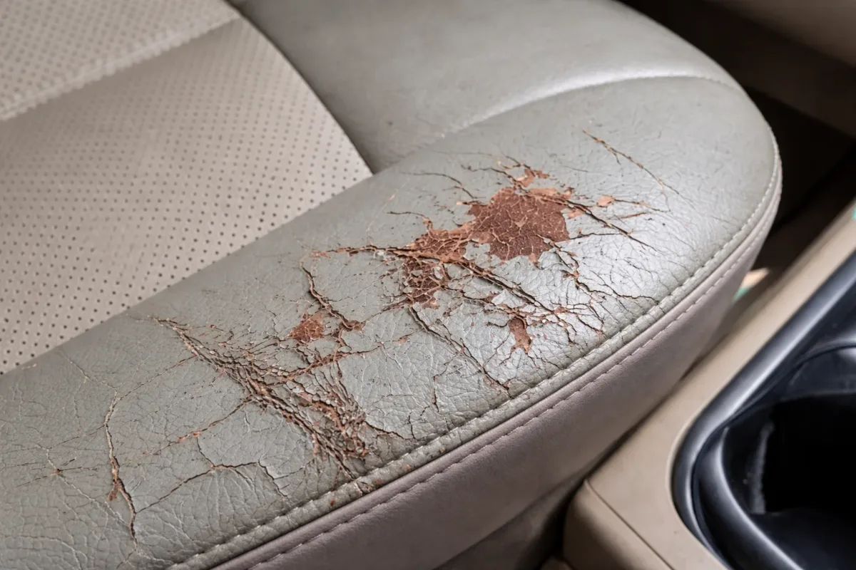 leather finish water test