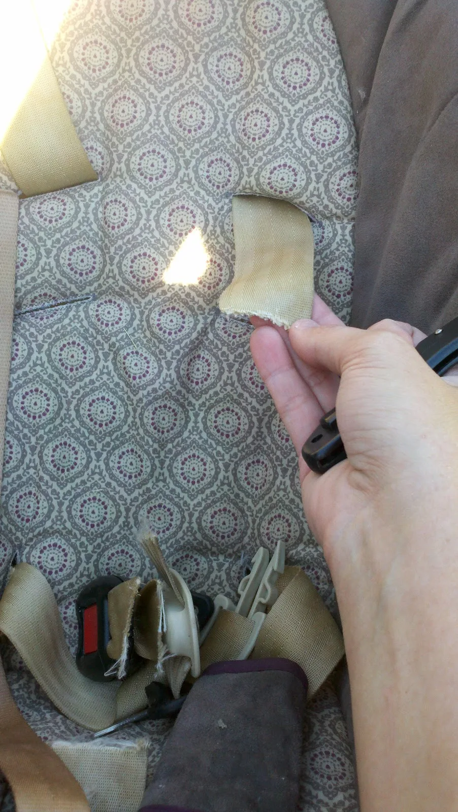 recycling expired car seat