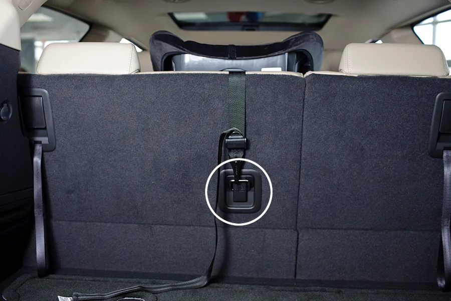 top tether strap installation